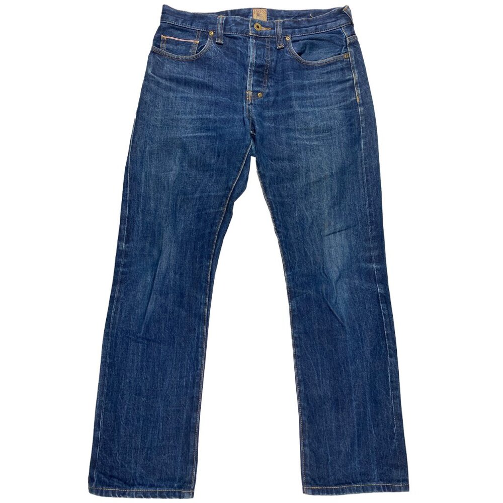 PRPS Demon Cut Japanese Selvedge Straight Leg Jeans mens size 31x28